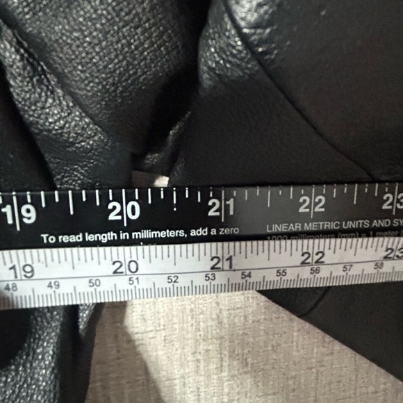 Worthington Leather Jacket Womens Full Zip Classic Large Genuine - Picture 5 of 7